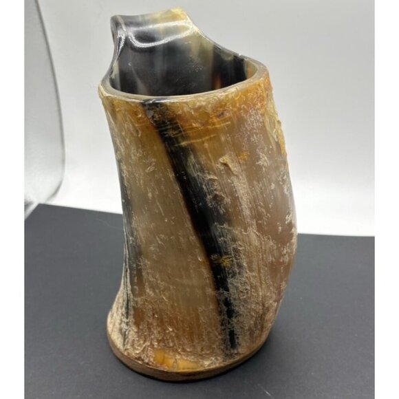 Weirwood Tankard Mug Medieval Viking Renaissance Norse Tradesman Authentic Horn - Picture 2 of 14